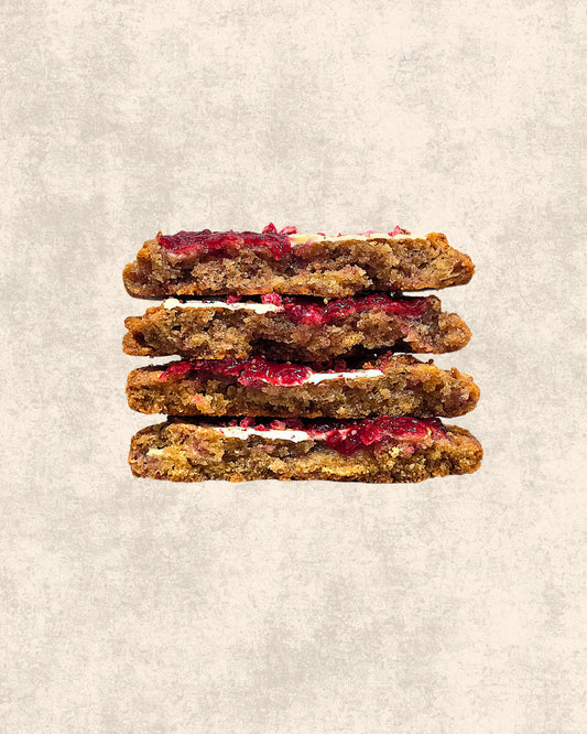 Brown Butter Raspberry Toast Cookie - NEW