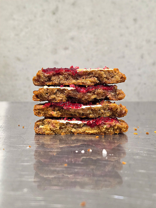 Brown Butter Raspberry Toast Cookie - NEW
