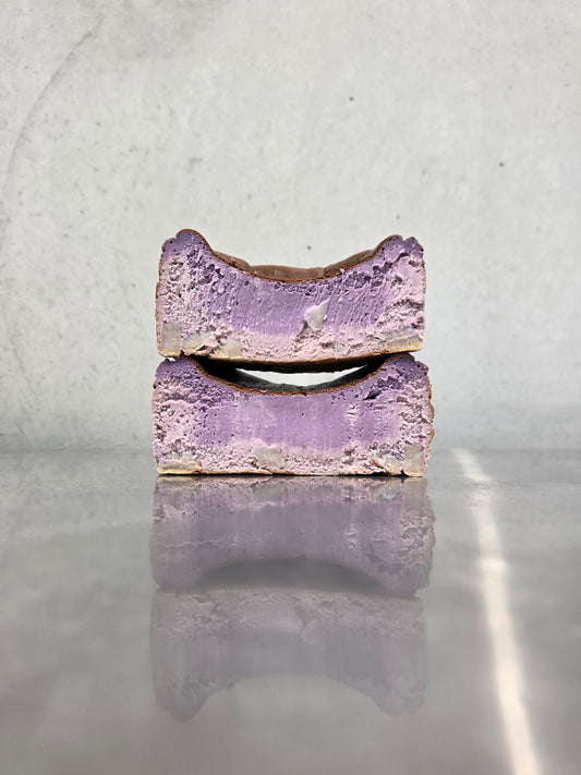 Taro Ube Burnt Basque Cheesecake